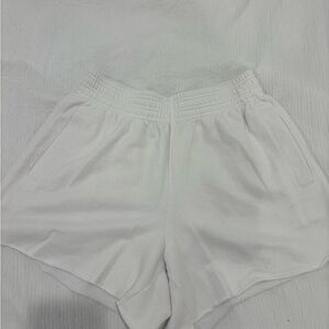 Aerie Classic White Athletic Shorts